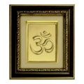 "OM" Golden Plated Pana with Wooden Frame